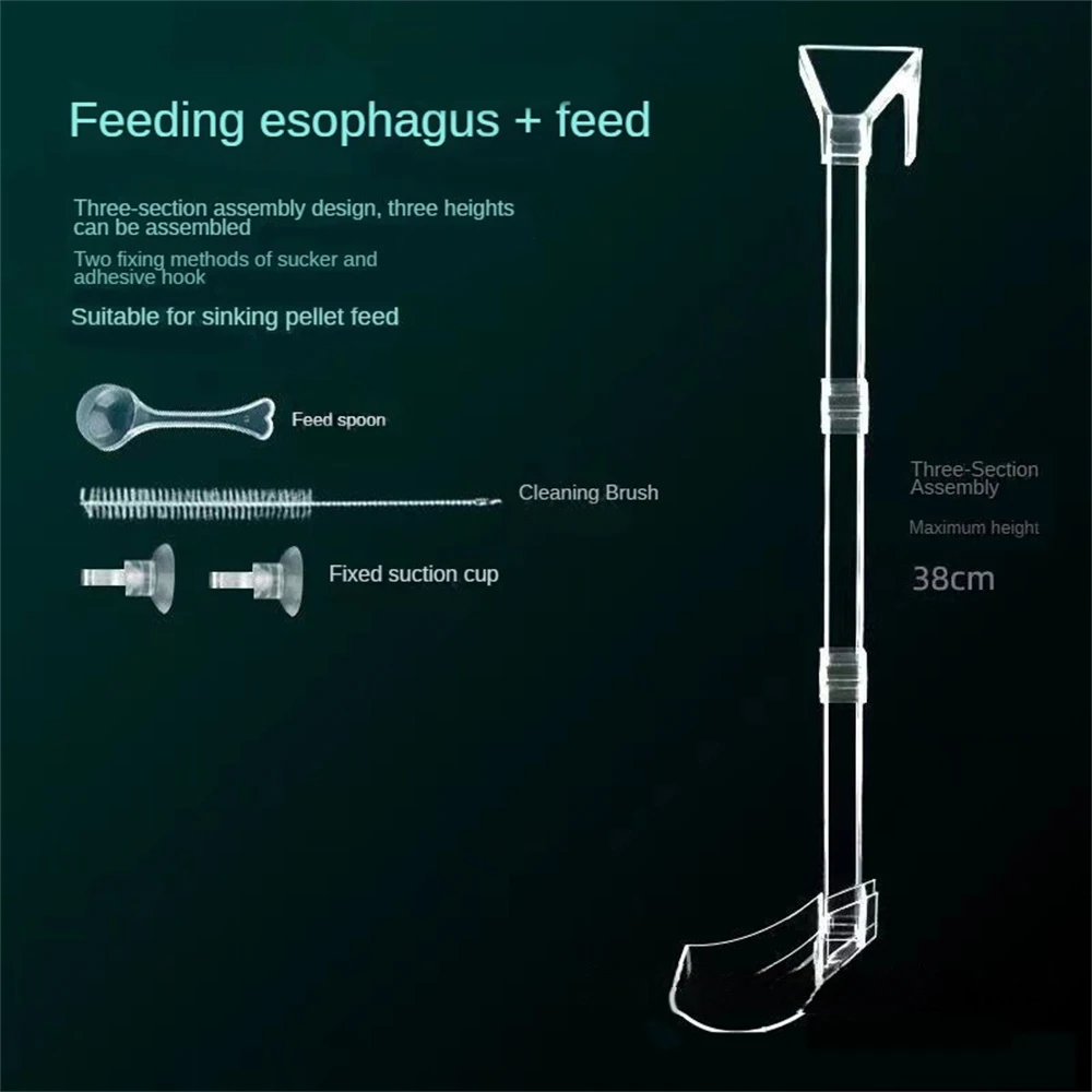 

Plastic Aquarium Feeding Tube Improve Fish Feeding Experience Convenient Feeding Solutions Best Seller Easy Fish Feed 15cm Long