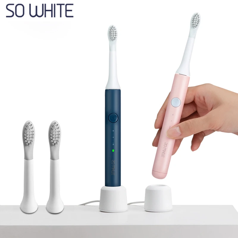 

Youpin SOOCAS EX3 SO WHITE Sonic Electric Toothbrush Portable IPX7 Waterproof Deep Clean Inductive Rechargeable Wireless Brush