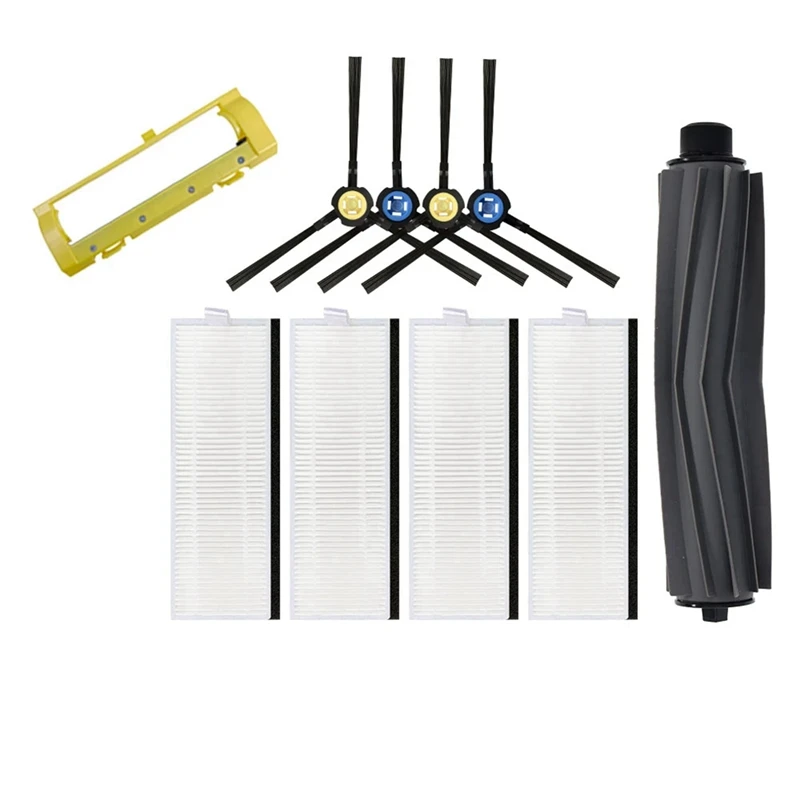 

10PCS Roller Side Brush HEPA Filter For Silvercrest SSR1 Ilife A7/A9S/X785/X750/X800 Vacuum Cleaner Accessories