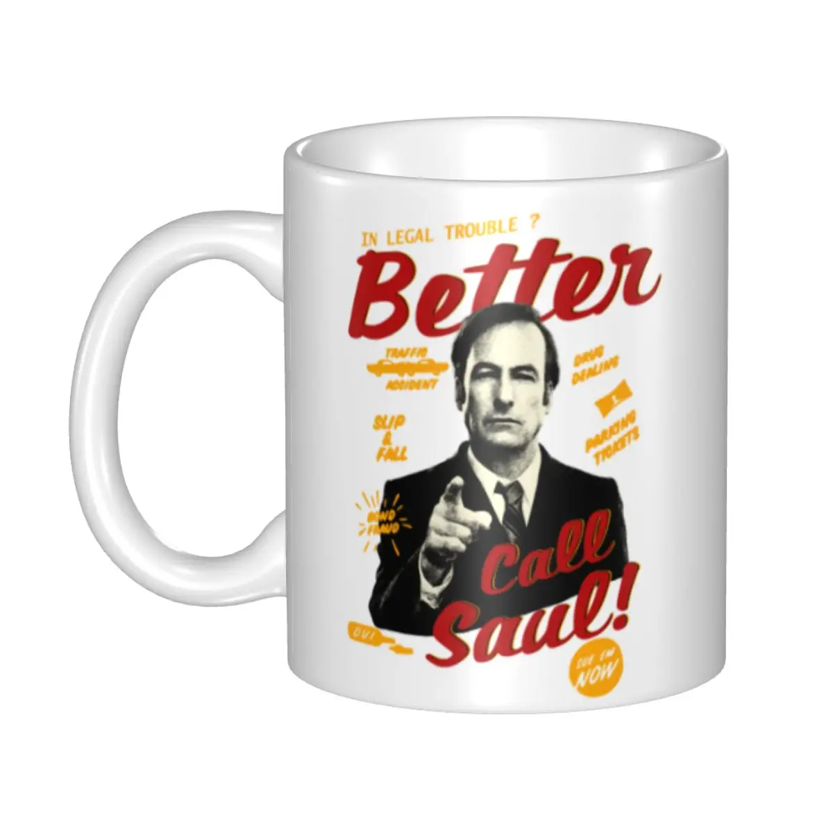 

Better Call Saul Coffee Mug DIY Customized Saul Goodman Ceramic Tea Milk Mug Cup