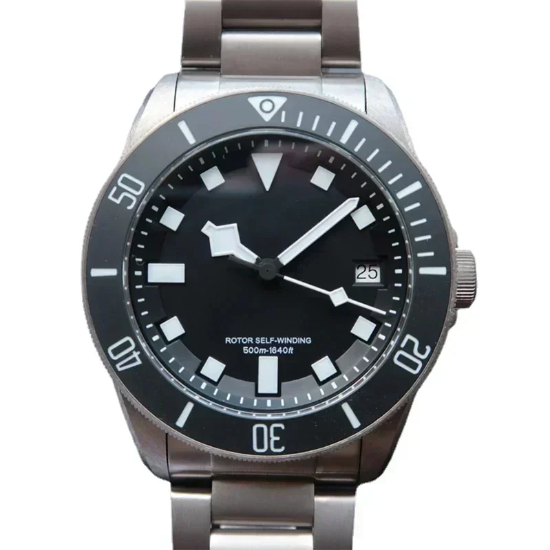 Мужские часы с автоматическим механическим механизмом черный синий