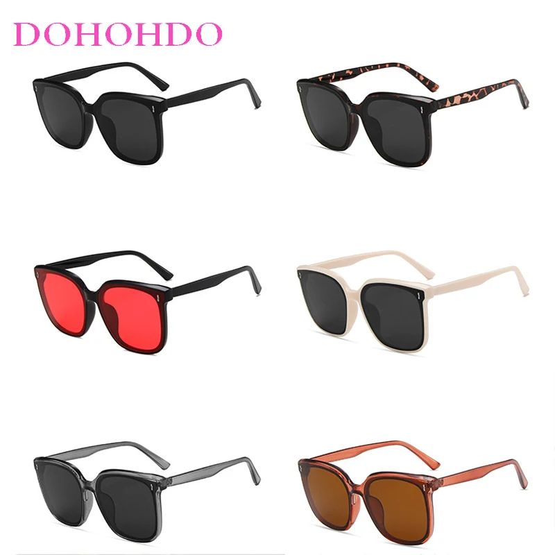 Негабаритные квадратные трендовые солнцезащитные очки с дизайном рисовых