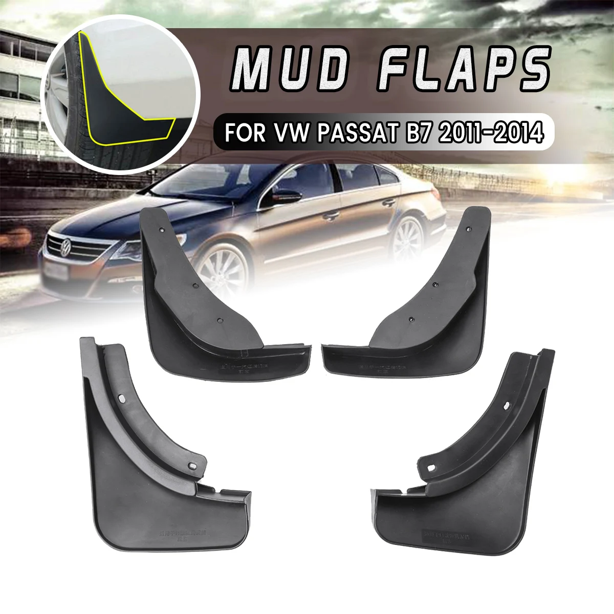 

Брызговики для VW Passat B7 2011 2012 2013 2014