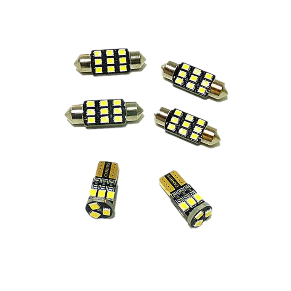 Лампы для чтения интерьера автомобиля 6 шт. Ford Edge 2011-18 6000K 2835SMD