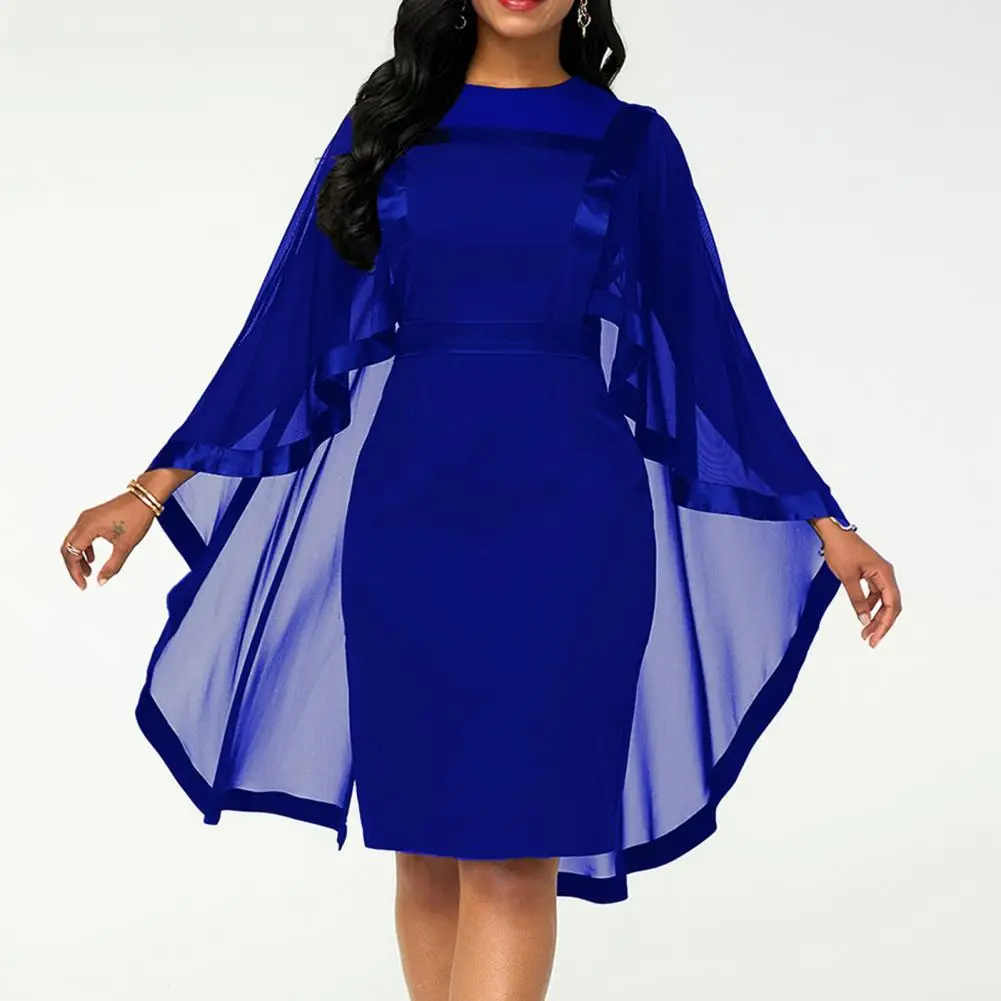 

Beautidul Dress Polyester Midi Dress Soft Women Evening Dress Wearable