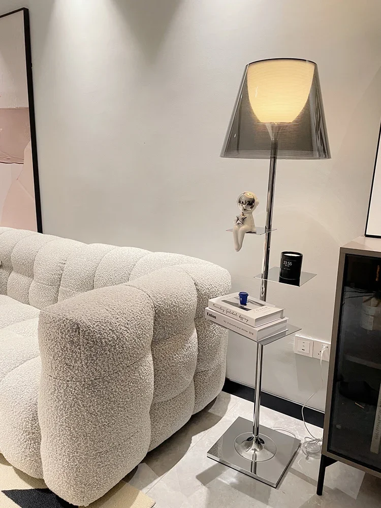 

Bookshelf Floor Lamp Modern Minimalist Study and Bedroom Living Room Nordic Creative