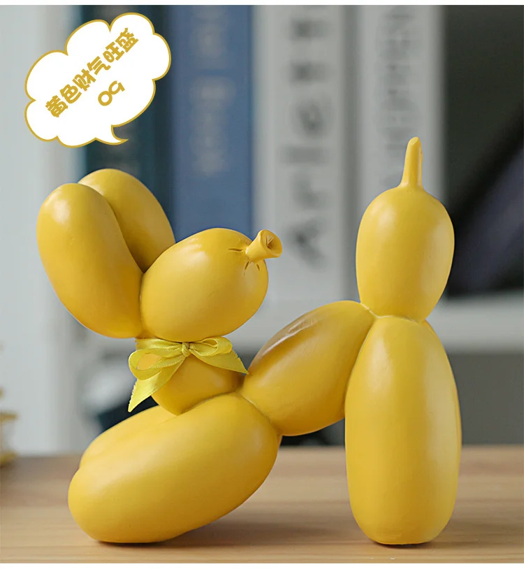 

Скандинавская абстрактная художественная воздушная повязка с изображением собаки фигурка щенка скульптура модель Европейский Креативный...