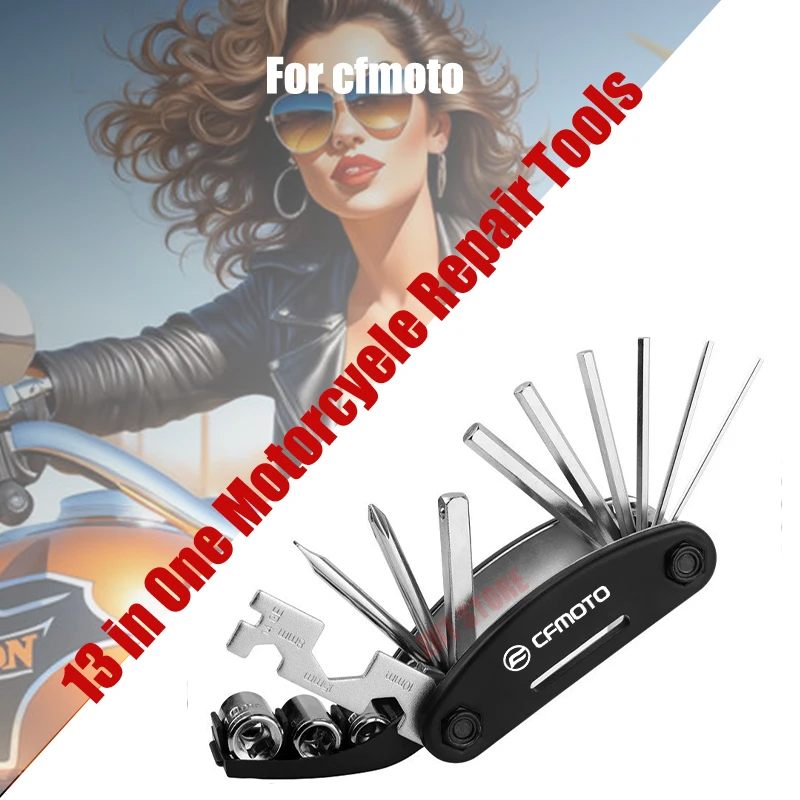 Для cfmoto 13 шт. набор инструментов для ремонта мотоцикла и велосипеда в 1 Семейный