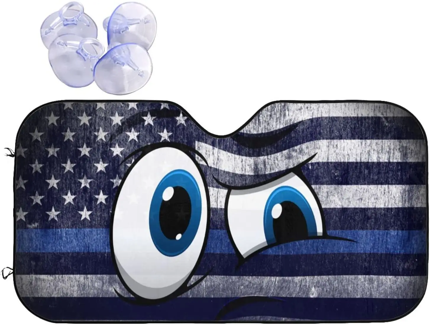 

Солнцезащитный козырек на лобовое стекло автомобиля с американским флагом