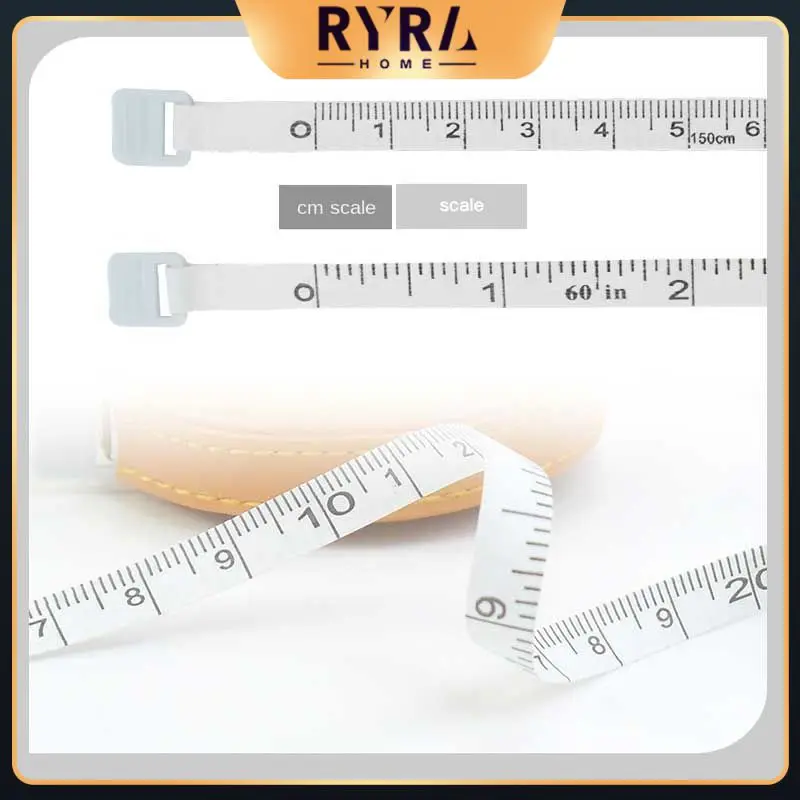 

1.5m Scale Clear Measure Ruler Double Scale Tape Measure Measure Measuring Garment Length Children Rulers Sewing Supplies Mini