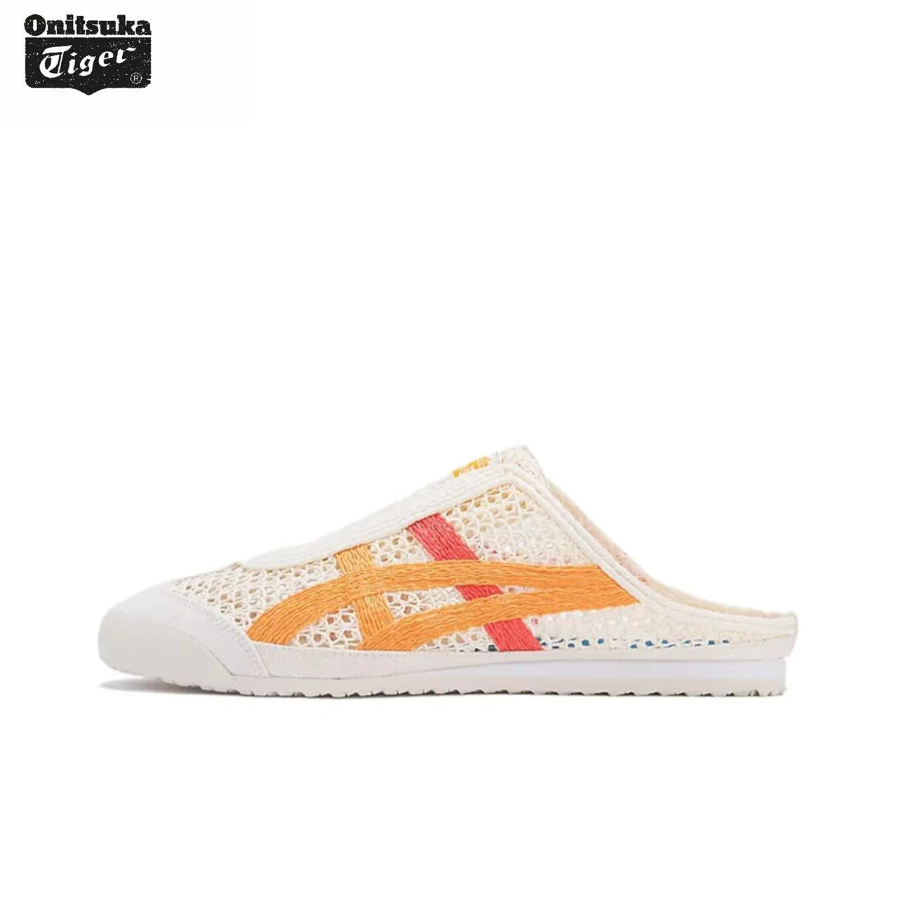 Onitsuka Tiger унисекс MEXICO 66 дышащие полутапочки Sabot с низким верхом черные