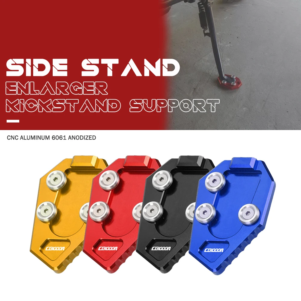 

Motorcycle Side Stand Extension Kickstand Enlarged Plate FOR Honda CB1000R CB 1000 R CB1000 R SC60 2008 2009 2010 2011 2012-2016