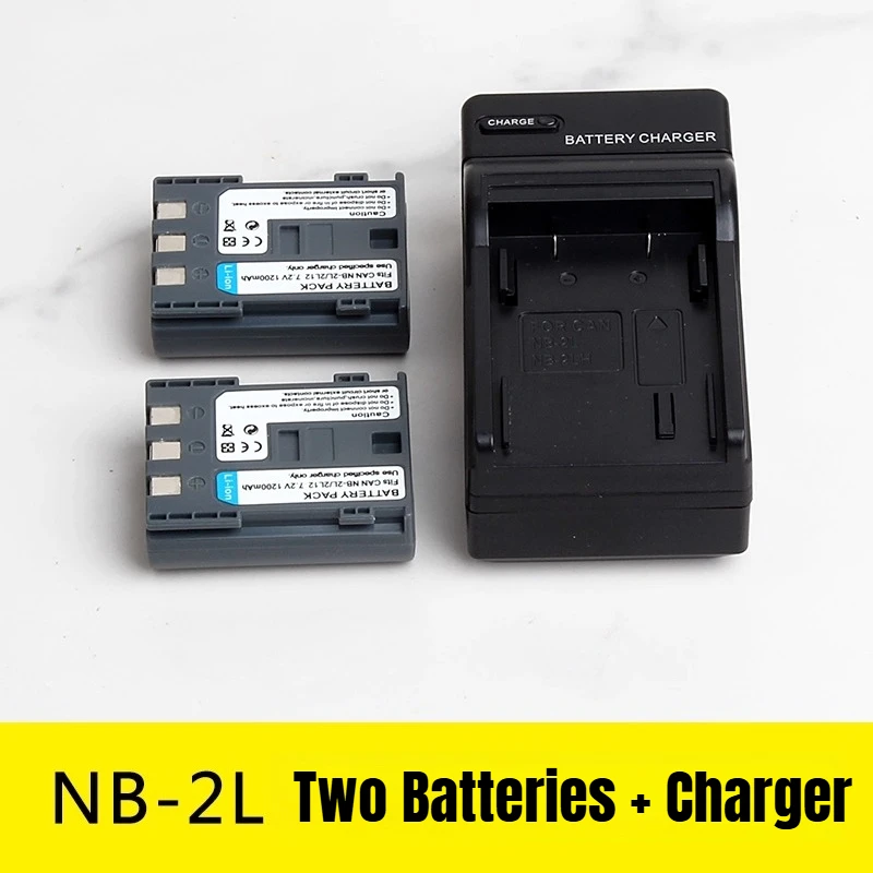 Зарядное устройство NB-2L, аккумулятор для камеры, для Canon EOS 350D 400D Power Shot S30 S45 S50 S60 S70 s80 G7 G9, высококачественная батарея (art.: 3920d4338a66e) - 3920d4338a66e