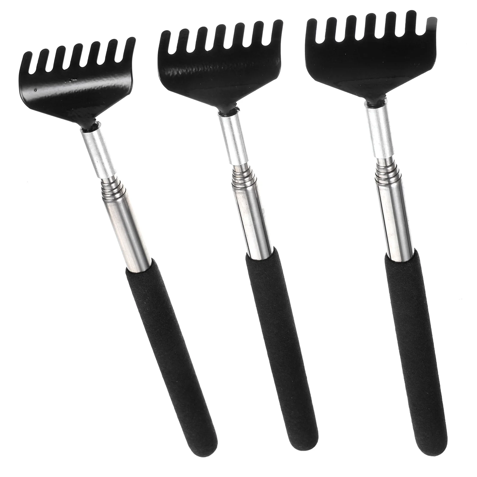 

3 Pcs Portable Scratchers Retractable Claw Hand Wisking Tool Electric Self Back Massager Automatic Adults
