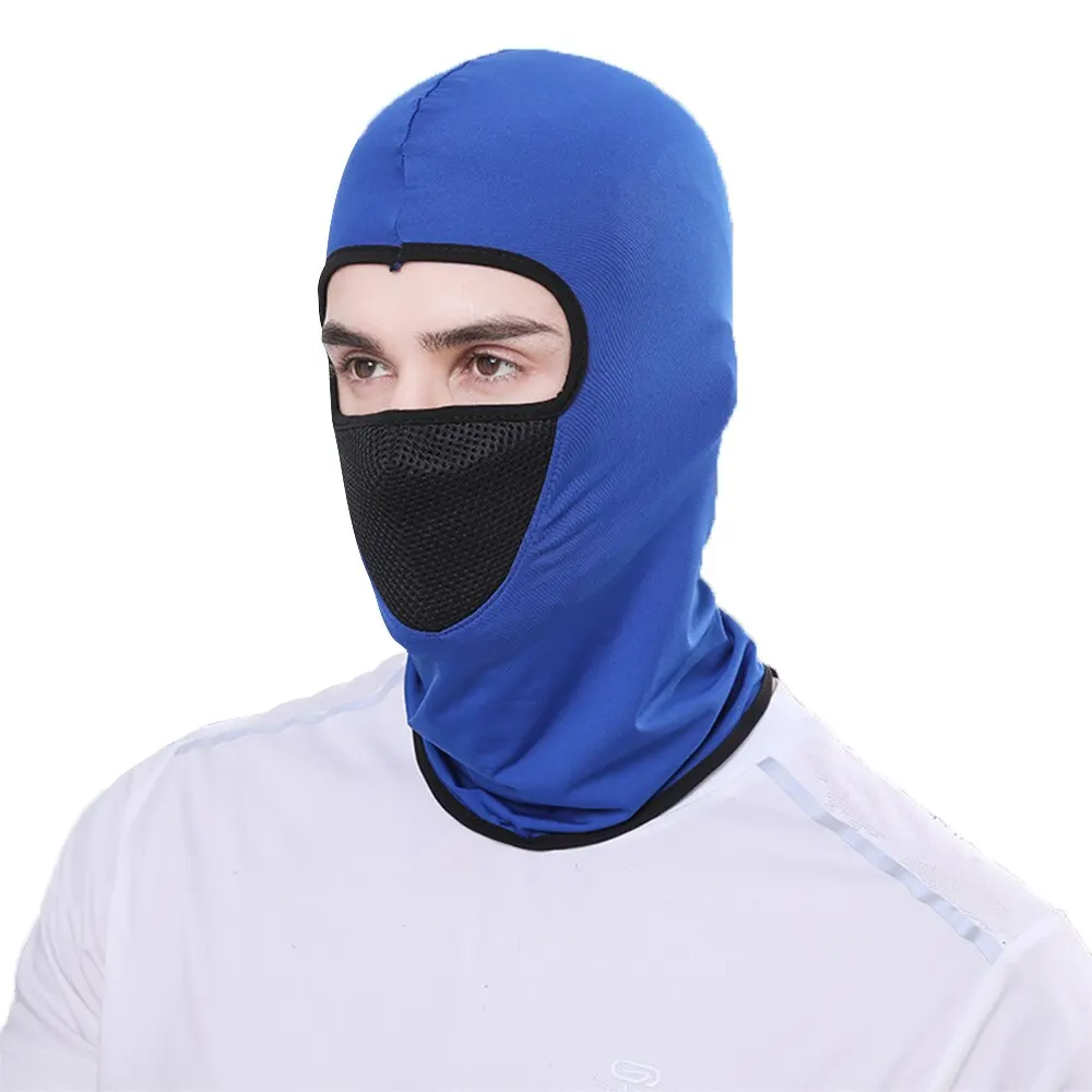 

Motorcycle Lycra Balaclava Full Face Cover Warmer Windproof Breathable Cycling Ski Outdoor Riding Biker Shield Men Helmet