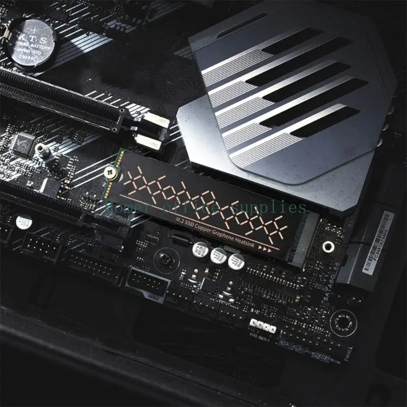 Фото K43B M.2 SSD Радиатор Охладители Радиатор ПК Компьютер Ноутбук Термопрокладка №4