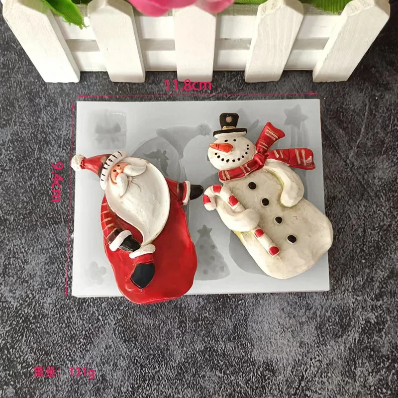 

Силиконовые формы для торта "Рождественская елка, Снеговик"