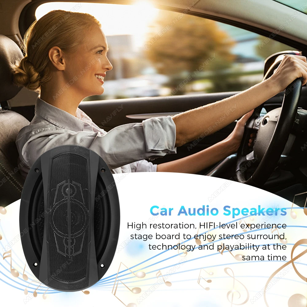 MEKEDE 5/6 5/6*9 дюймов автомобильный аудио коаксиальный динамик сабвуфер
