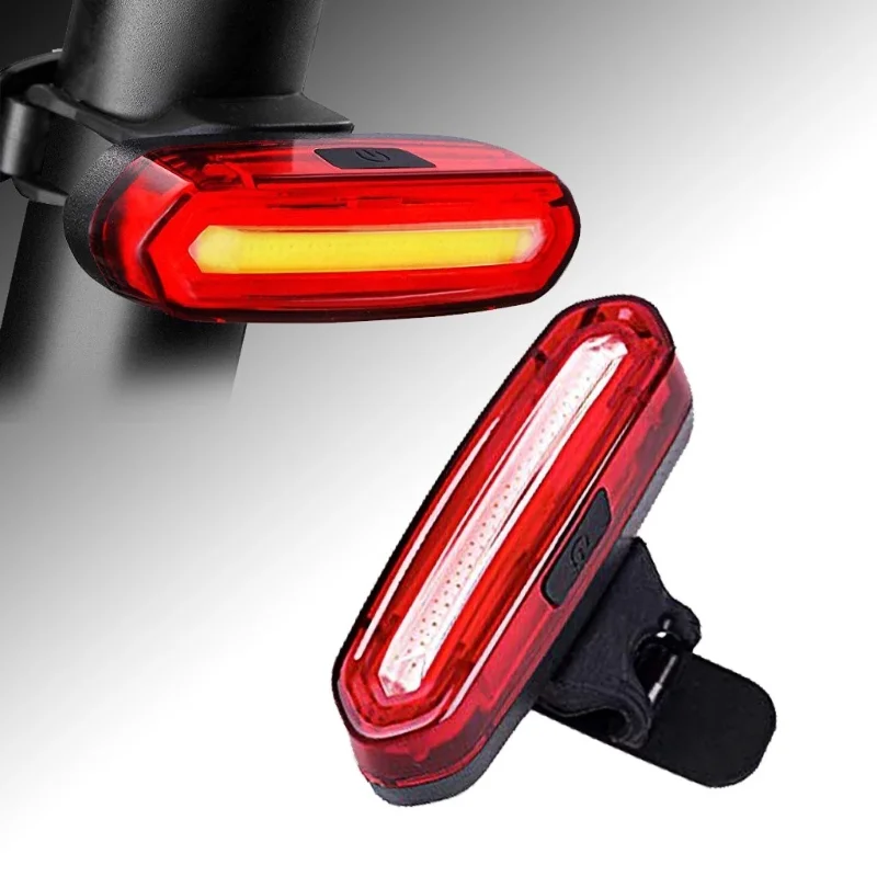 

Durable Bike Taillight Skillful Manufacture Mountain Bicycle Rear Lighting USB Rechargeable Night Cycling Bicycle Tail Light