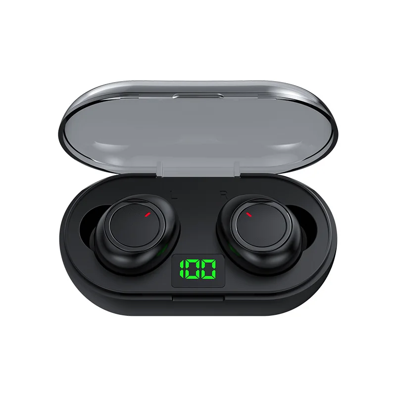 

Original Bluetooth Earphone Outdoor Sports Wireless Headset 5.0 With Charging Bin Power Display Touch Control Headphone Earbuds