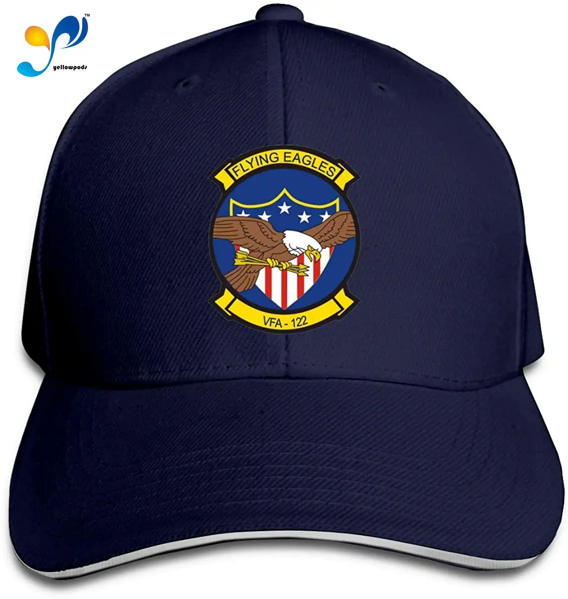 

VFA-122 'Flying Eagles' Patch Men Cotton Classic Baseball Cap Adjustable Size