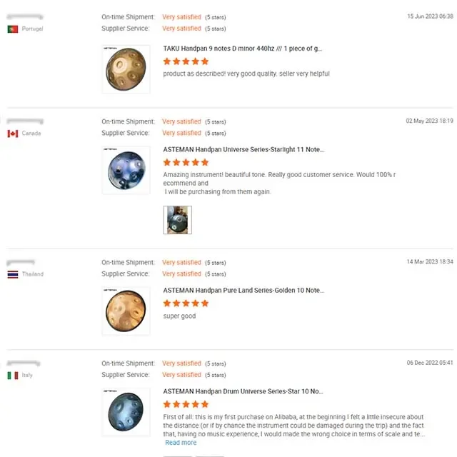 Asteman Ice Age D незначительный ручной барабан из нержавеющей стали лечение