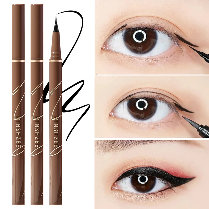 

Ultra-fine Eyeliner Pen Durable Waterproof Natural Smooth Lying Silkworm Liquid Eye Liner Pencil Lasting Eyes Makeup Cosmetic