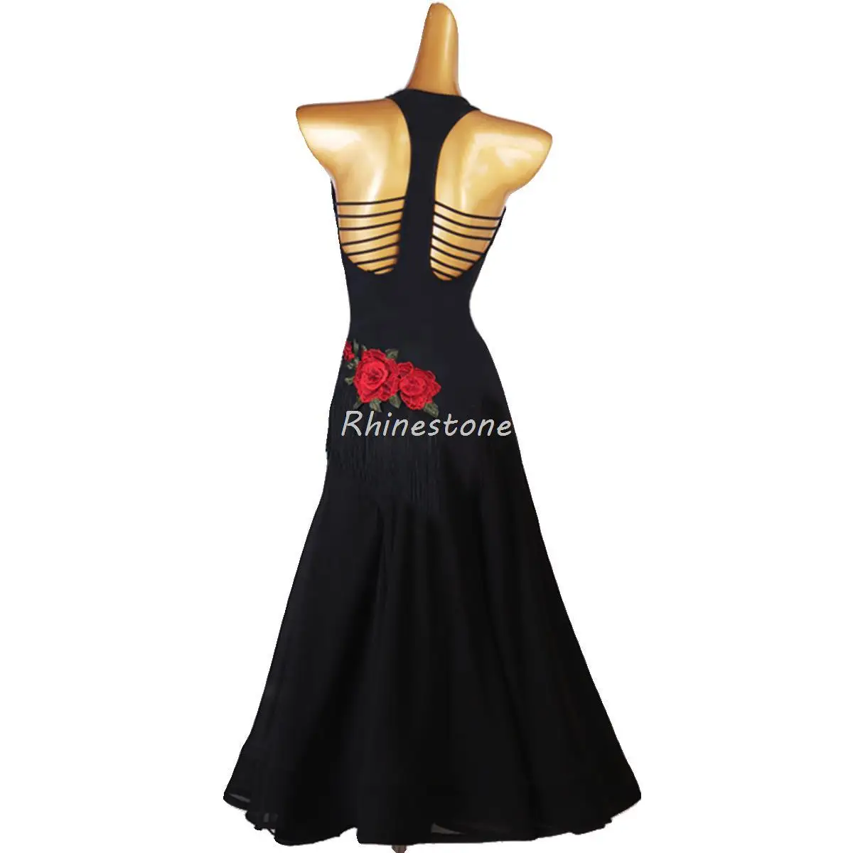 Современное новое национальное стандартное платье с V-образным вырезом