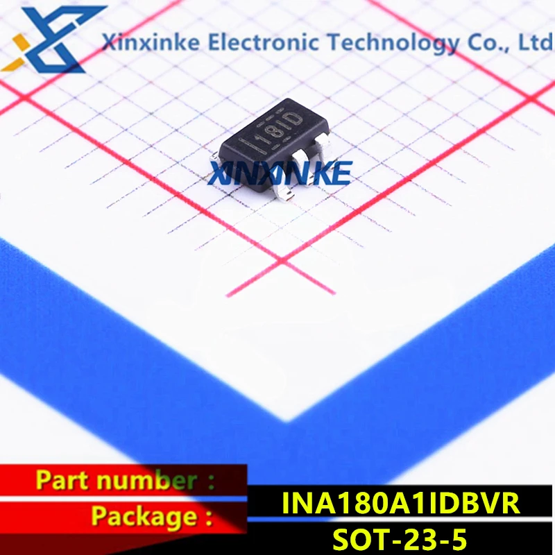 

INA180A1IDBVR SOT-23-5 Mark:18ID Current Sense Amplifiers 26V, 350kHz current Sense Amplifier Low-side Capable