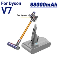 original dyson v7 battery 21 6v 98000mah li lon rechargeable battery for dyson v7 battery animal pro vacuum cleaner replacement