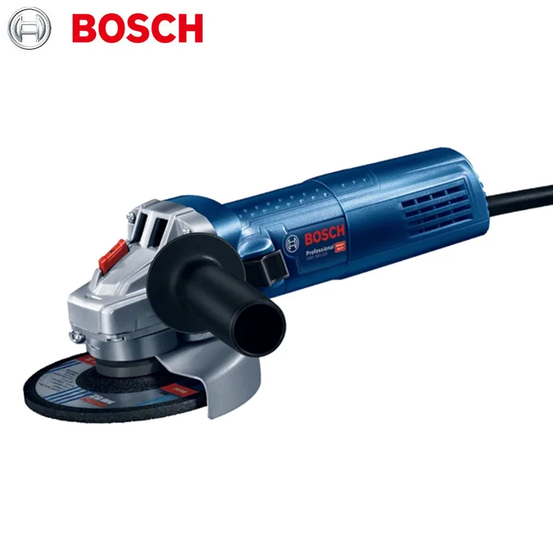 

Электрическая угловая шлифовальная Запираемая Кнопка Bosch GWS 900-100, защита от прямого охлаждения и вспомогательная ручка