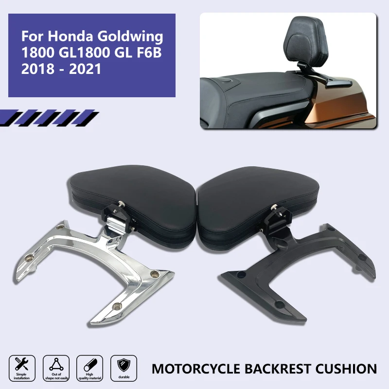 

New Style For Honda Goldwing 1800 GL1800 GL F6B 2018 2019 2020 2021 Motocycle Rear Backrest Passenger Seat Cushion Back Rest Pad