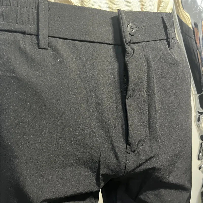 Брюки для гольфа мужские полиамидная ткань эластичные Прямые повседневные