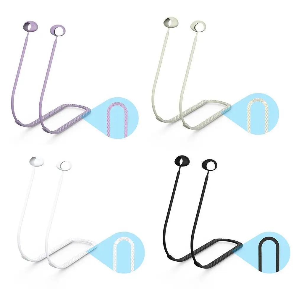 

Беспроводная Bluetooth-гарнитура, подвесная Шейная веревка для наушников Samsung Galaxy Buds 2, шнурок, водонепроницаемый силиконовый ремешок для защиты...