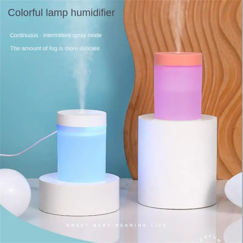 

Portable Air Water Replenishing Instrument Colorful Cup Humidifier 200ml Capacity Usb Aromatherapy Machine Atmosphere Lamp Mini