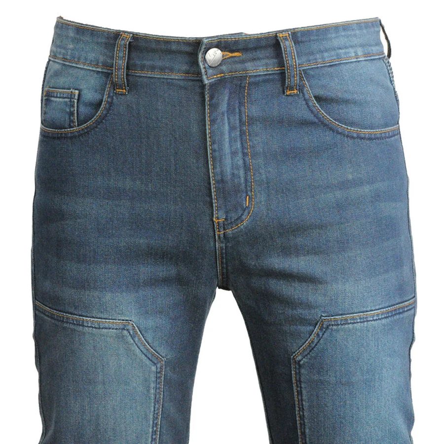 Мужские и женские мотоциклетные джинсы защитные брюки для поездок