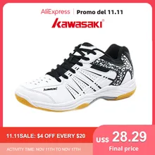 Kawasaki  Badminton Shoes Breathable Anti-Slippery Sport Tennis Shoes for Men Women Sneakers K-063