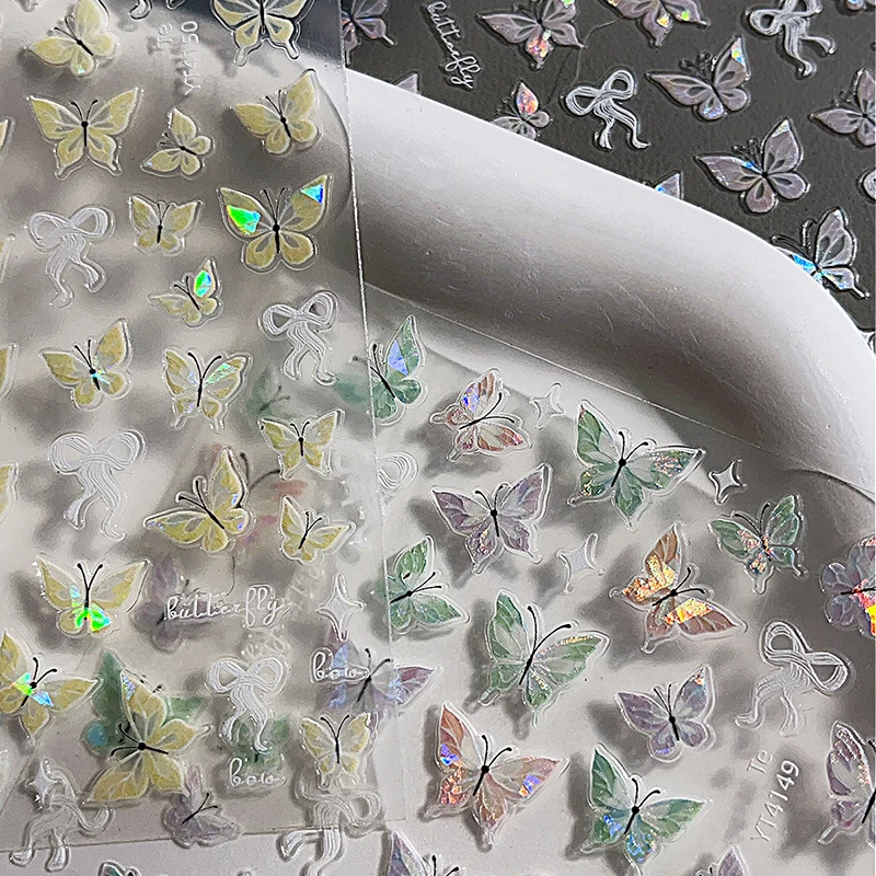 Наклейка для ногтей HNKMP бабочка