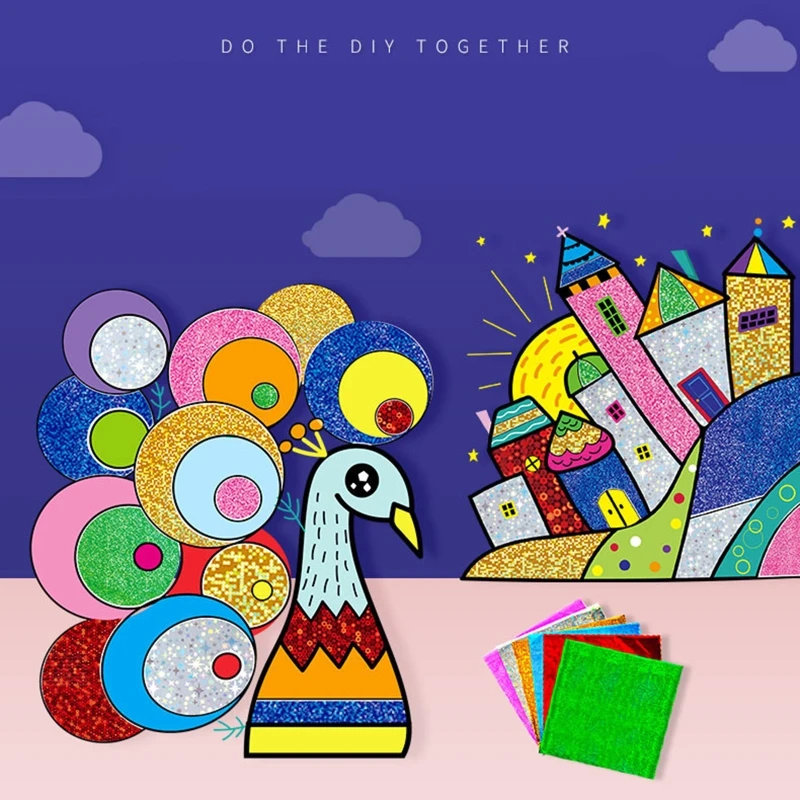 

Creative Transfer Painting Sticker Handicraft Kits Art Learning Props for Kids