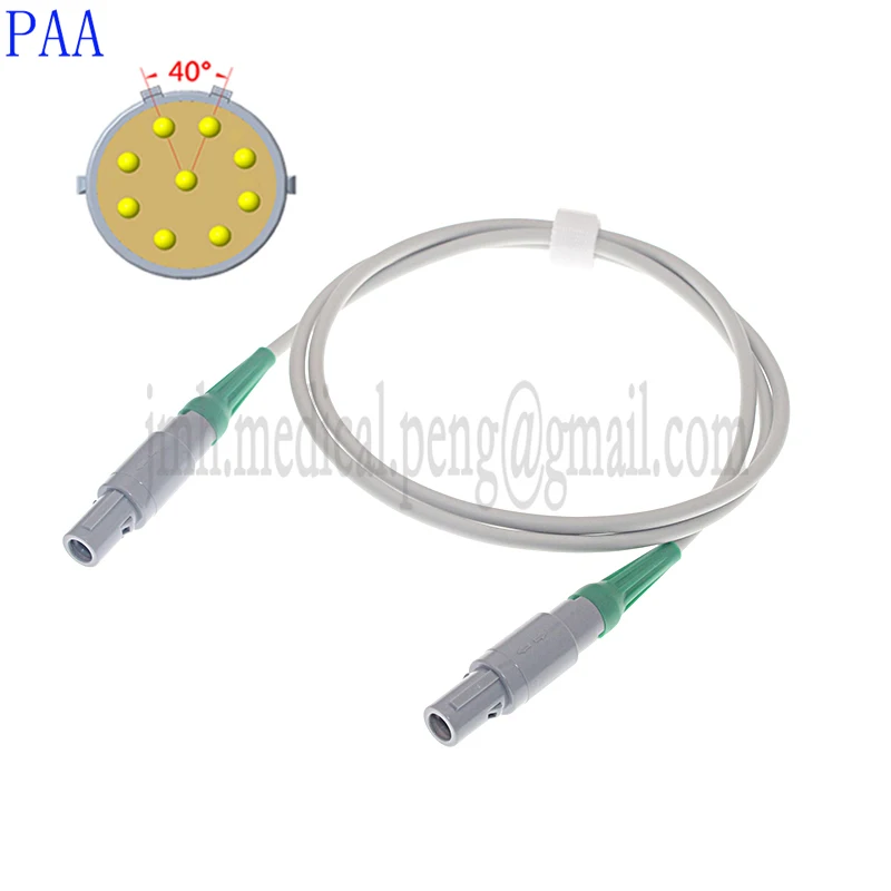 

PAG PAA PAB PAC 1P 2 3 4 5 6 7 8 9 10 14Pin Медицинский пластиковый круглый штекерный кабель Соединительный разъем 0 40 60 80 градусов Два ключа