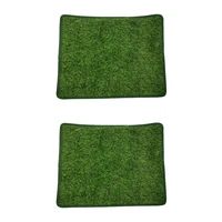 2pcs dog potty patch yard training pad mat replacement durable balcony indoor outdoor easy clean artificial grass patio