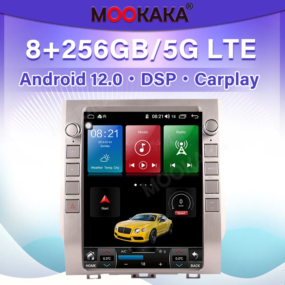 

Tesla Android 12 для Toyota Tundra 2013-2020 Carplay GPS-навигация мультимедийный DVD-плеер автомобильное аудио стерео радио головное устройство