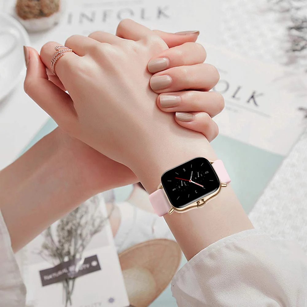 Фото Ремешок 22/20 мм для Samsung Galaxy Watch 7/6/5 Pro/3/gear S3 frontier/Active 2, силиконовый браслет Galaxy 6 Classic, 47/4 мм №5