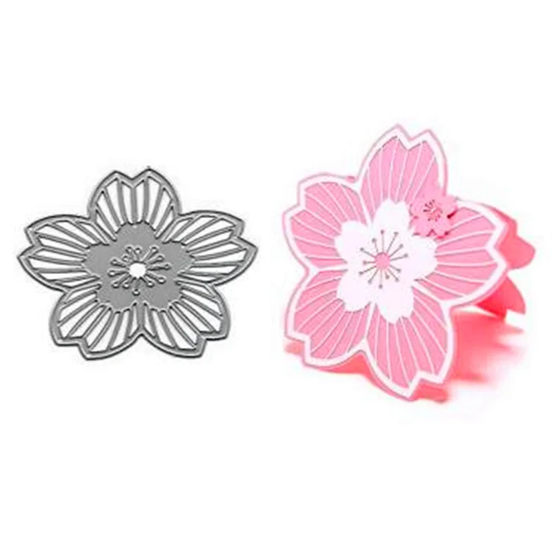 

Вырубные штампы для 2023 открыток, изготовление растений, цветов, штамповка, искусственная карта, вырубка, металлические штампы Sizzix Многослойные