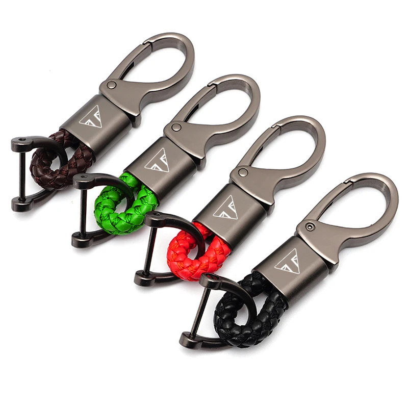 

Motorcycle Keyring Metal Braided Rope Keychain For Triumph bonneville t100 t120 tt600 thruxton 900 1200 Motorcycle Accessories