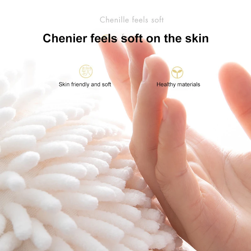 

Saving Space Kitchen Bathroom Towel Clean Hands Portable Handball Wipe Quick Drying Microfiber Plush Dishcloth Handball Creative