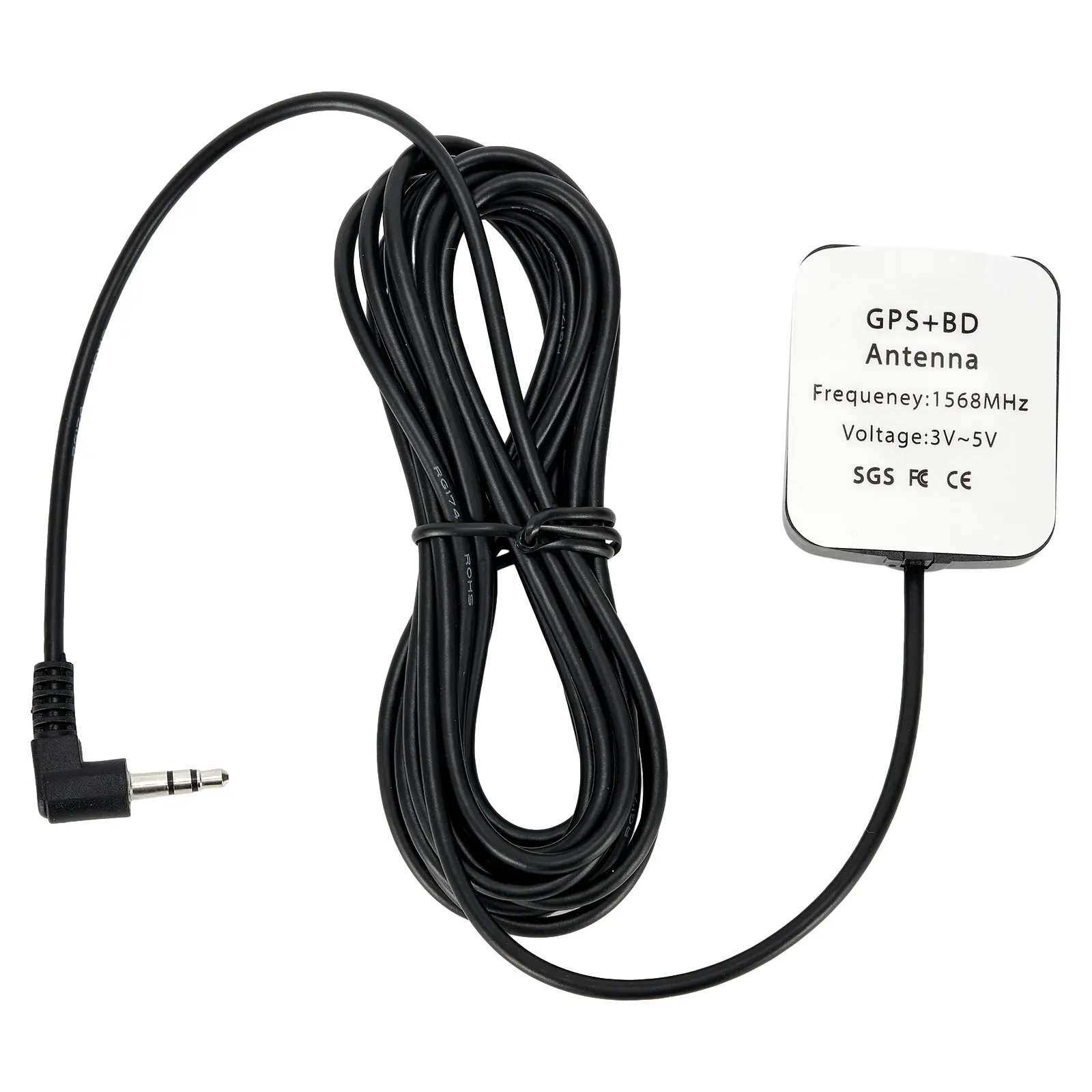 

1pc Driving Recorder Small CAR DVR GPS Receiver Antenna Module 3.5mm Earphone Jack 300cm Cable External Accessories