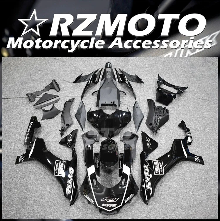 

Новый комплект обтекателей для мотоцикла ABS, подходит для YAMAHA YZF - R1 R1m 2015 2016 2017 2018 2019 15 16 17 18 19, комплект кузова черного и белого цвета