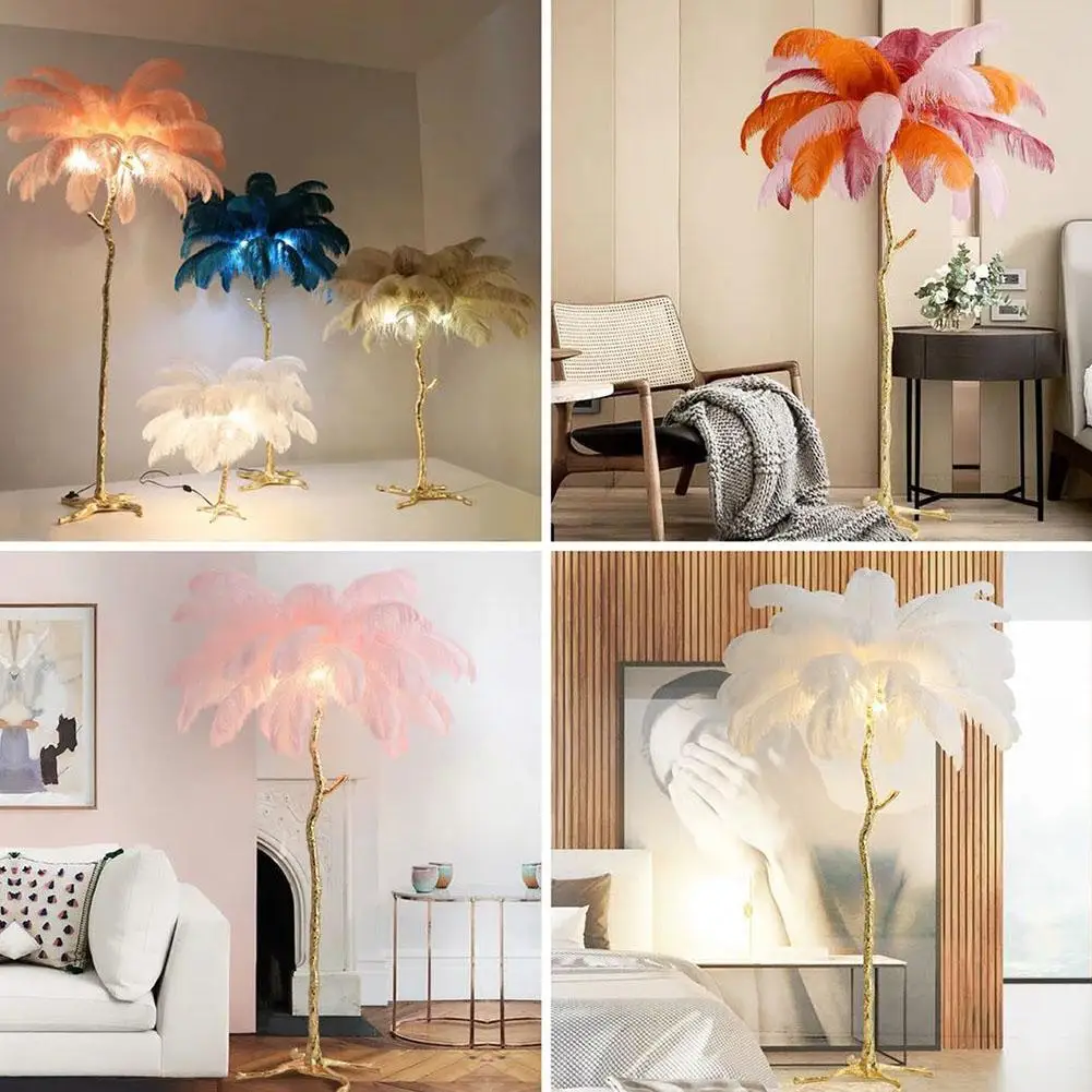 

100pcs Ostrich Feather Ornament 15-20cm DIY Natural Home Wedding Party Decoration