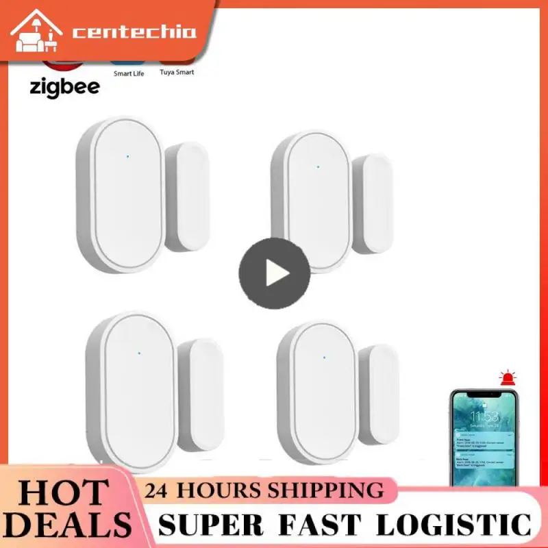 

Door Detectors Google Home Remote Monitoring Door Window Magnetic Sensor Tuya Smart Alexa Smart Security Alarms Zigbee Real-time